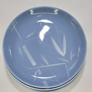 Vintage Winfield China Blue Pacific Three Salad Plates